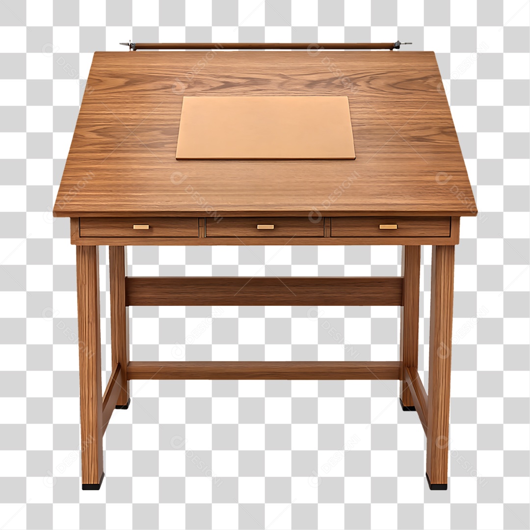 Mesa de Desenhista Profissional PNG Transparente