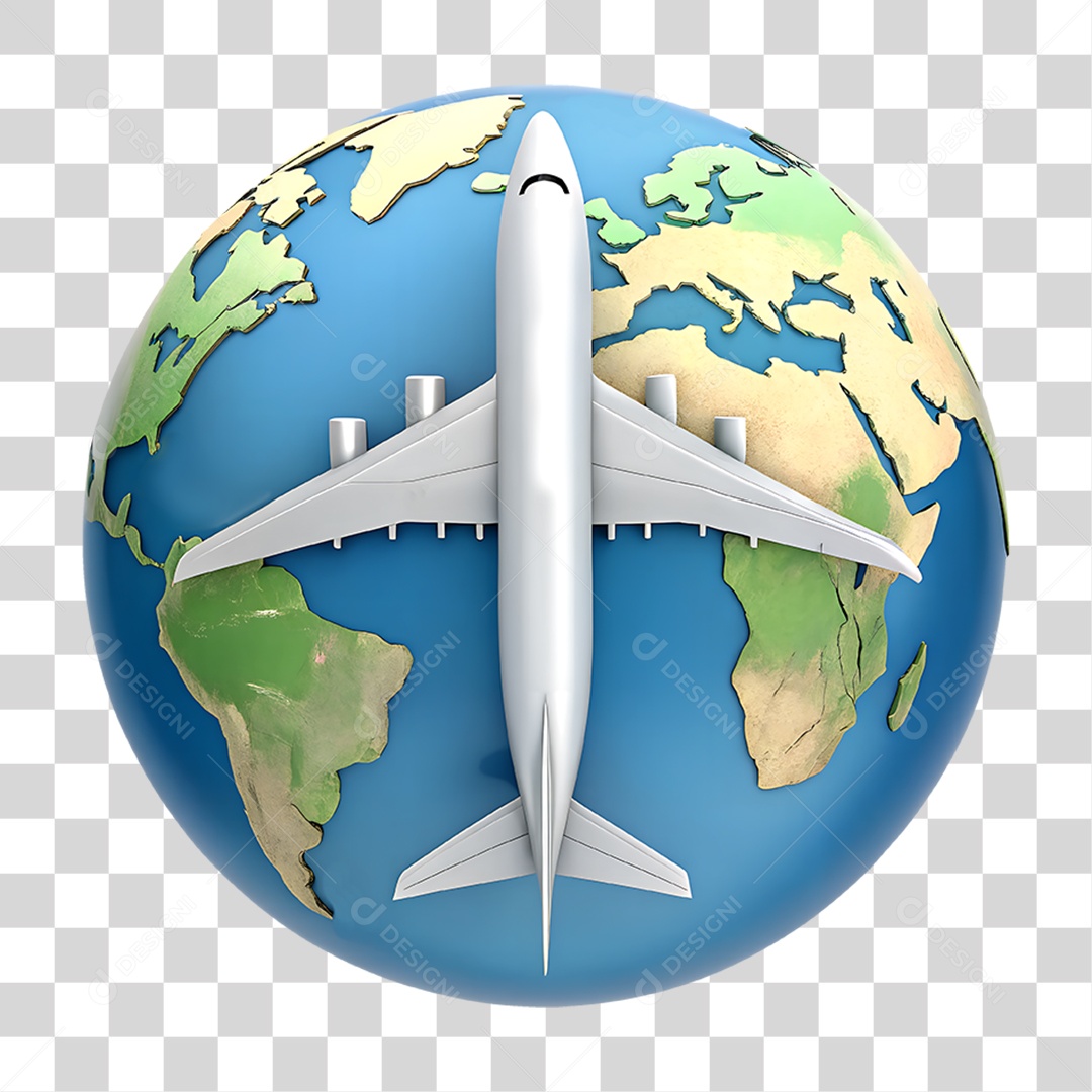Viagens de Avião PNG Transparente
