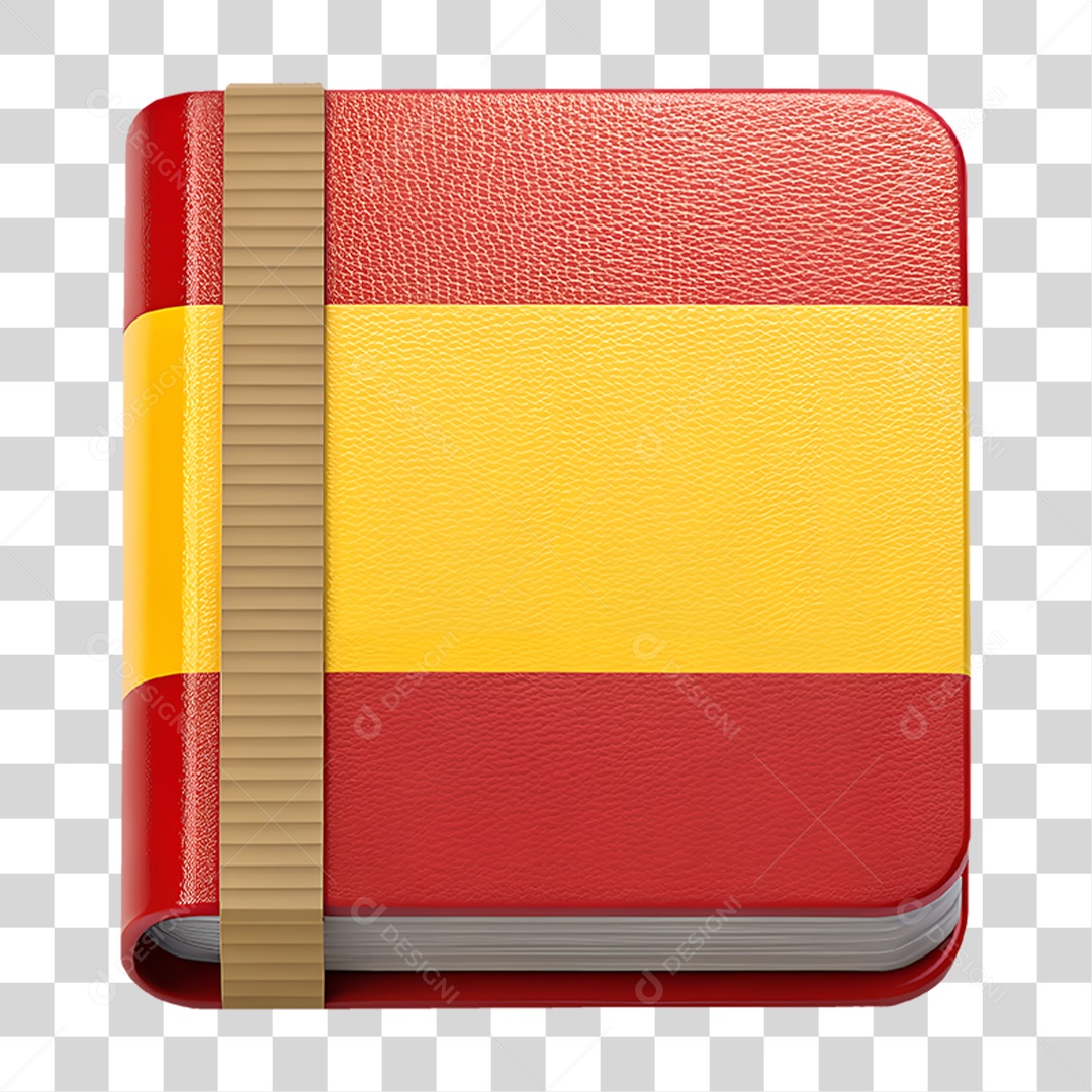 Caderno de Espanhol PNG Transparente
