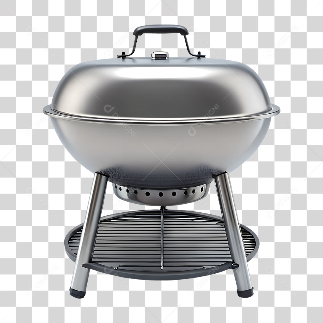 Churrasqueira de Inox PNG Transparente