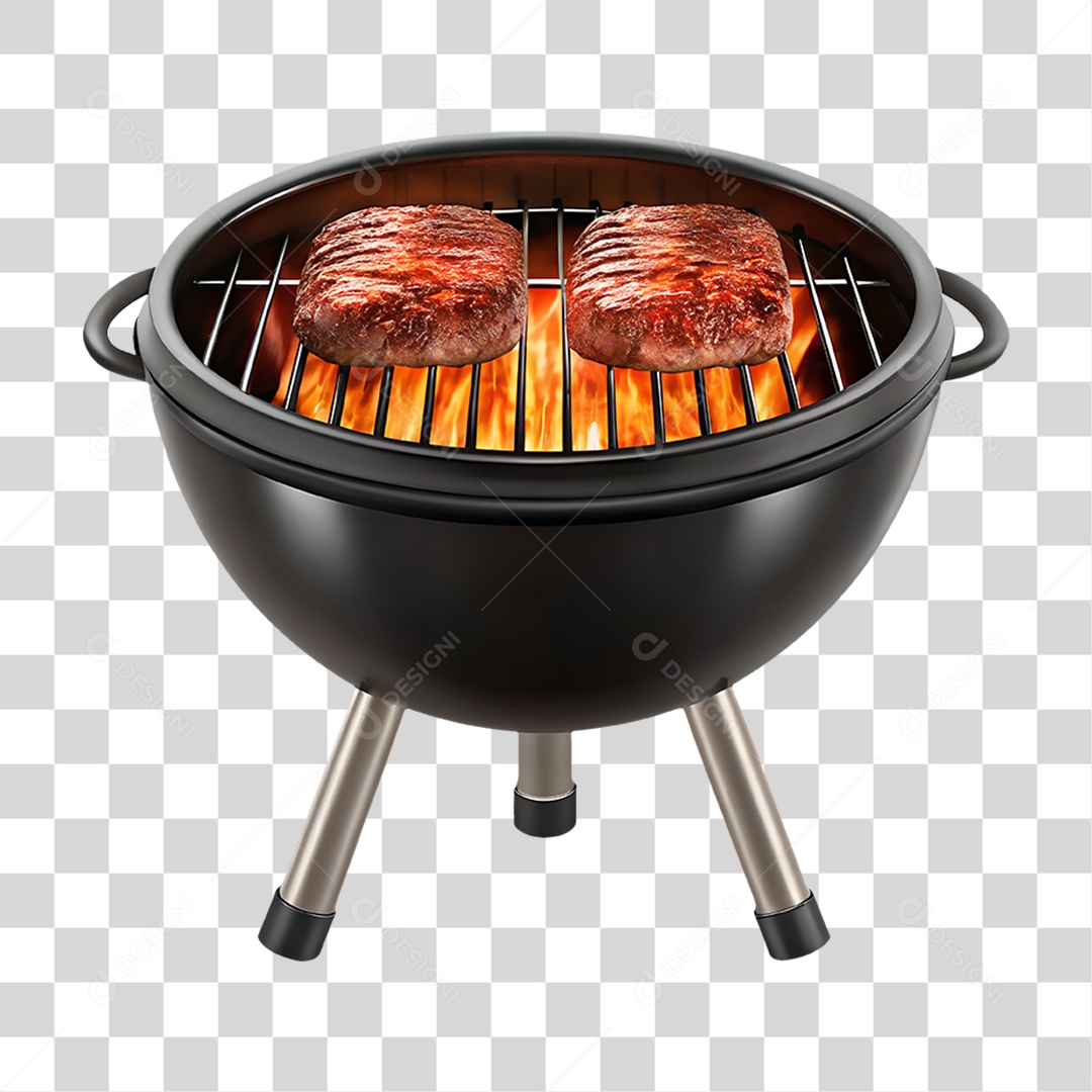 Churrasqueira Redonda PNG Transparente