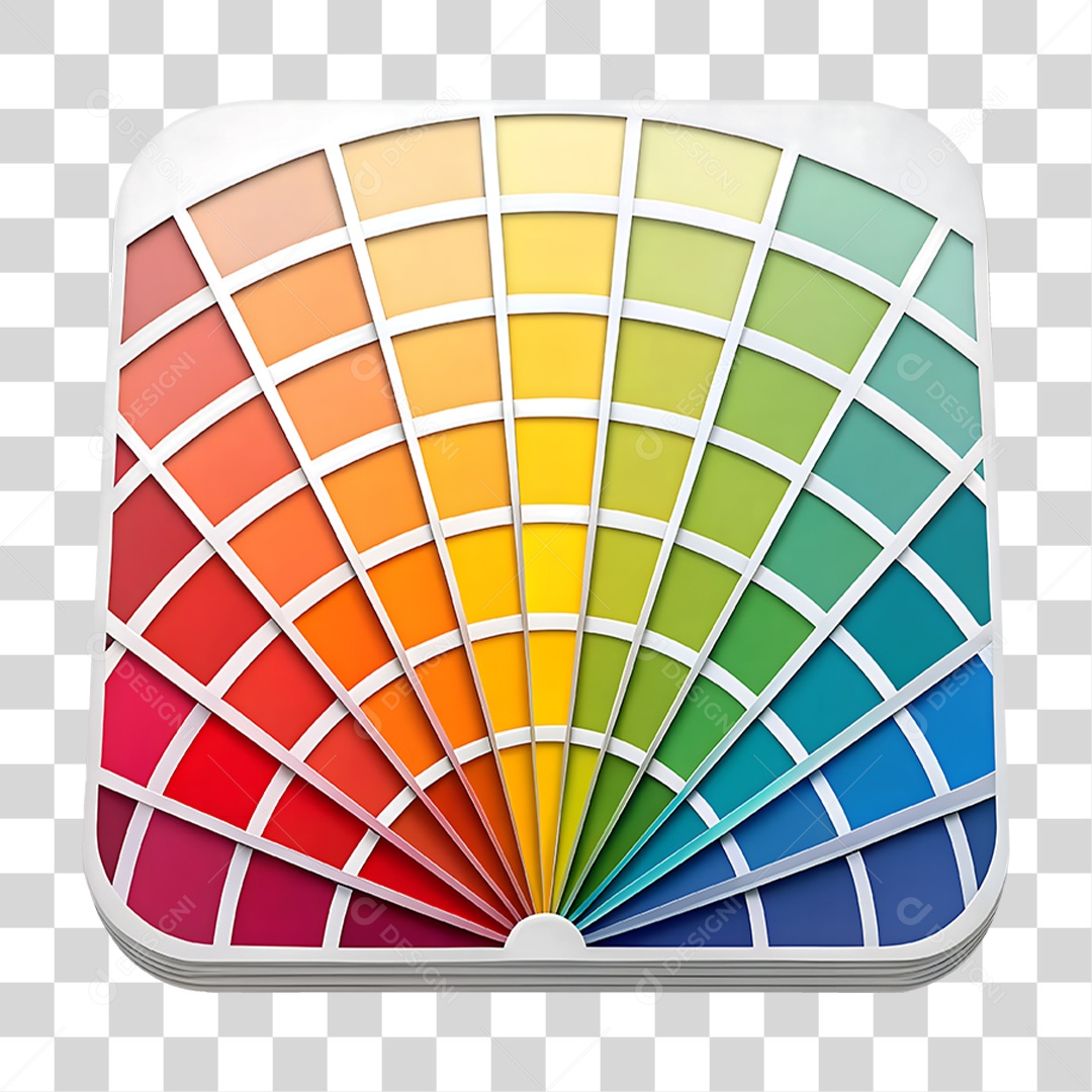 Ícone de Catálogo de Cores PNG Transparente