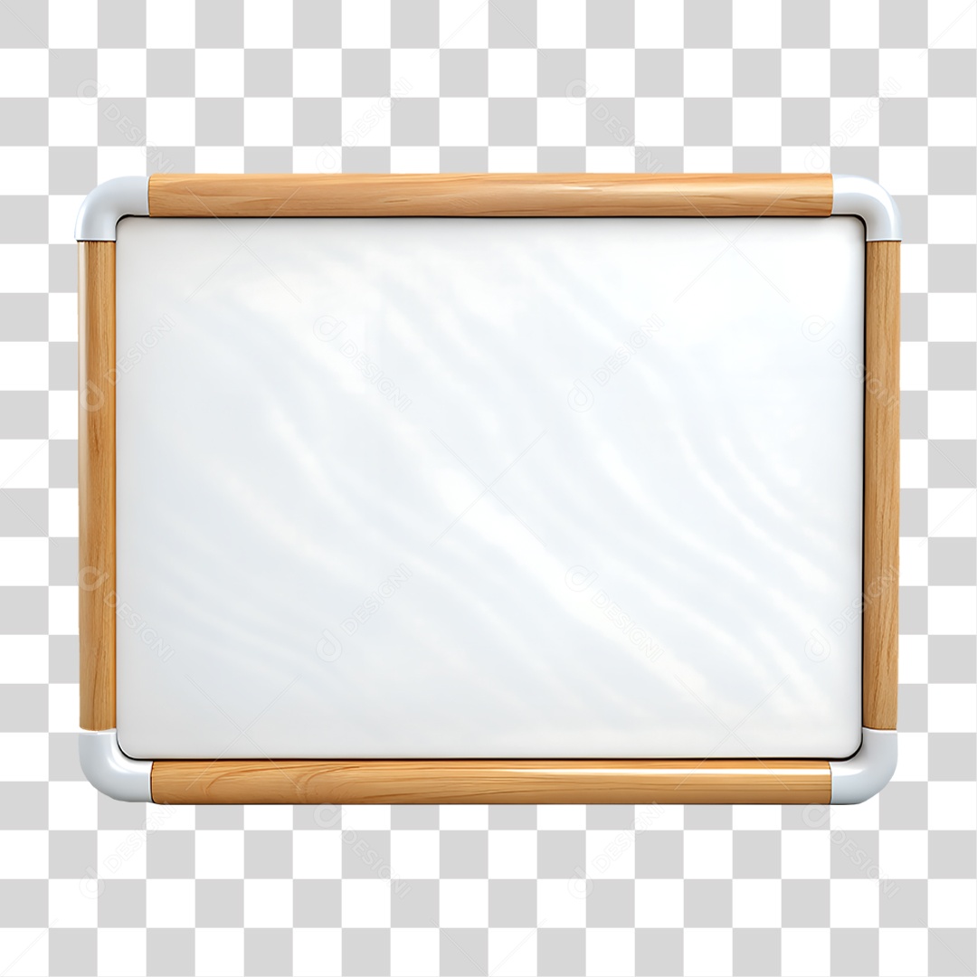 Quadro Branco PNG Transparente