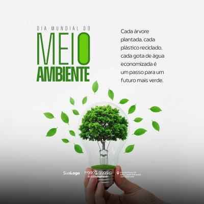 Dia Mundial Do Meio Ambiente Social Media PSD Editável