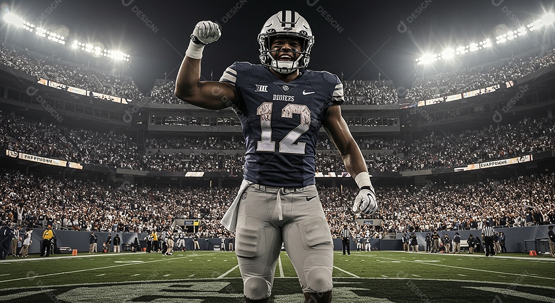 Basebol jogador comemorando