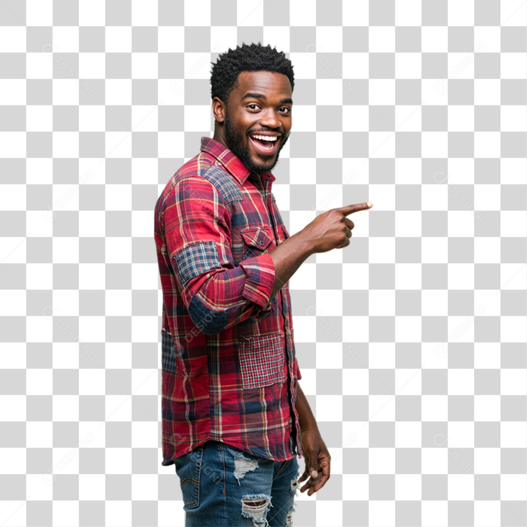 Homem com Roupa de Festa Junina PNG Transparente