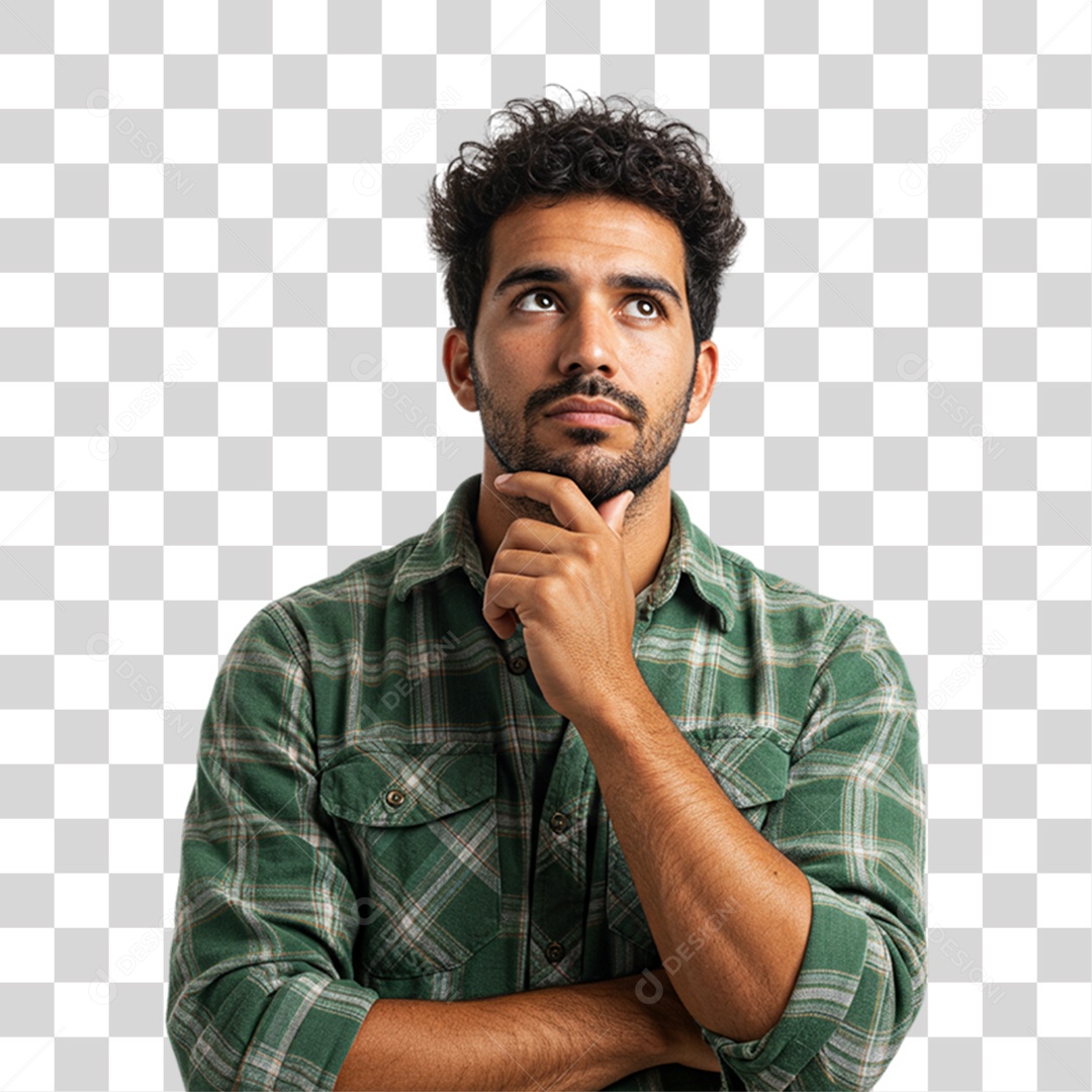 Homem com Roupa de Festa Junina PNG Transparente