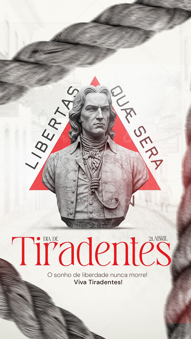 Story Dia de Tiradentes 21 de Abril Social Media PSD Editável