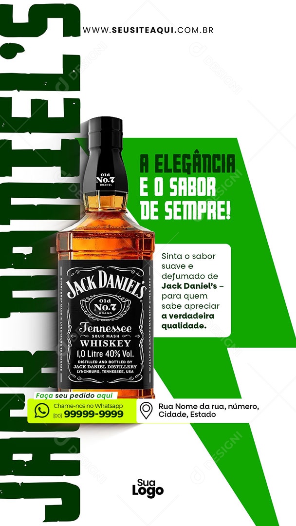 Story Cervejaria A Elegância e o Sabor Social Media PSD Editável