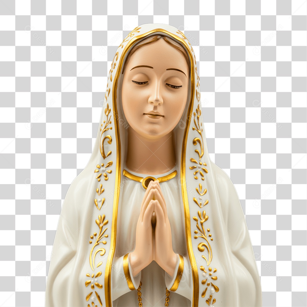 Imagem Semelhante a Nossa Senhora de Fatima PNG Transparente
