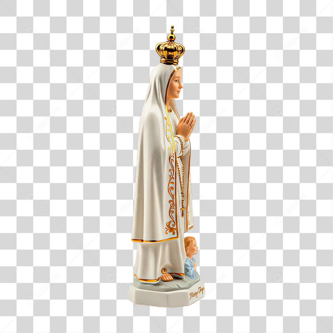 Imagem Semelhante a Nossa Senhora de Fatima PNG Transparente