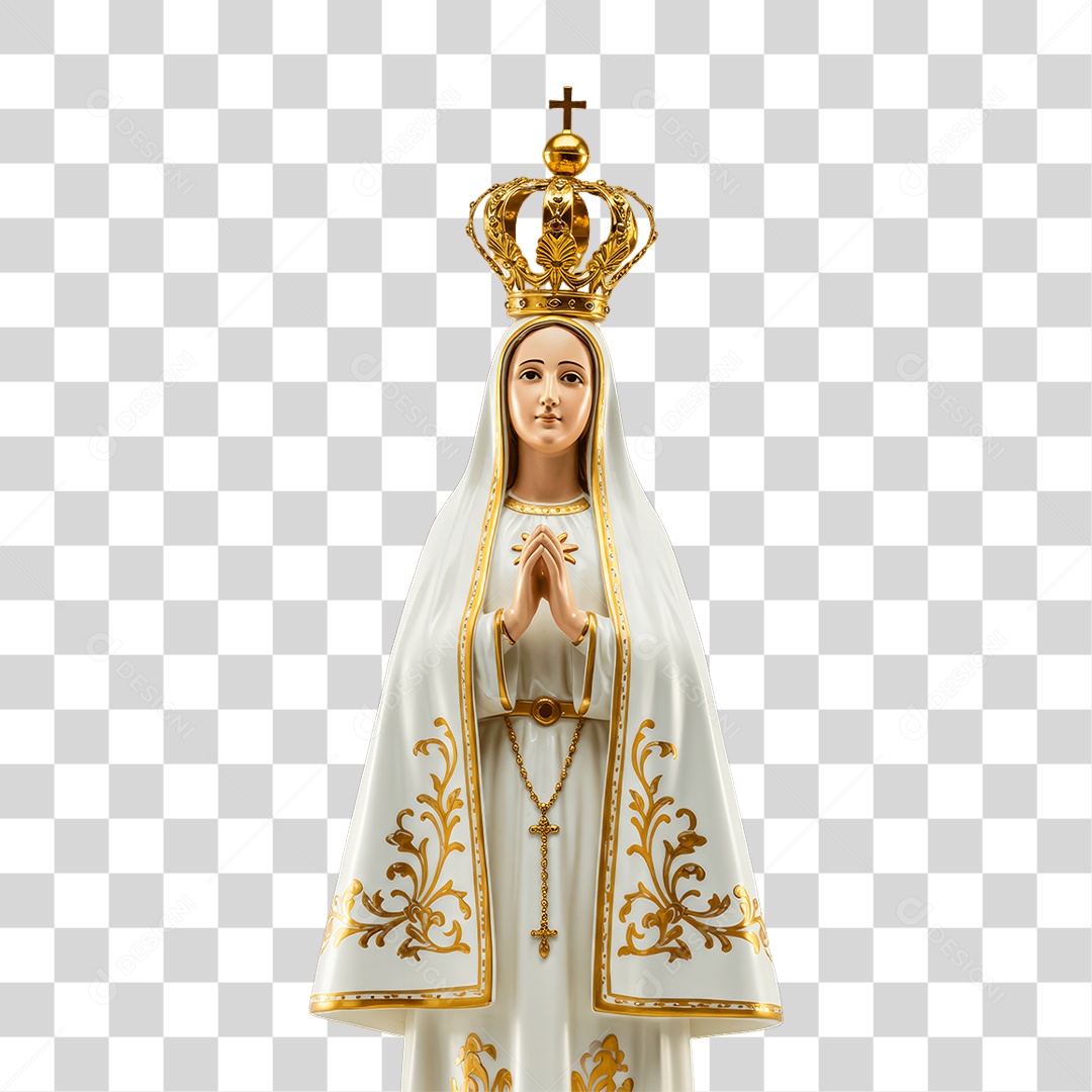Imagem Semelhante a Nossa Senhora de Fatima PNG Transparente