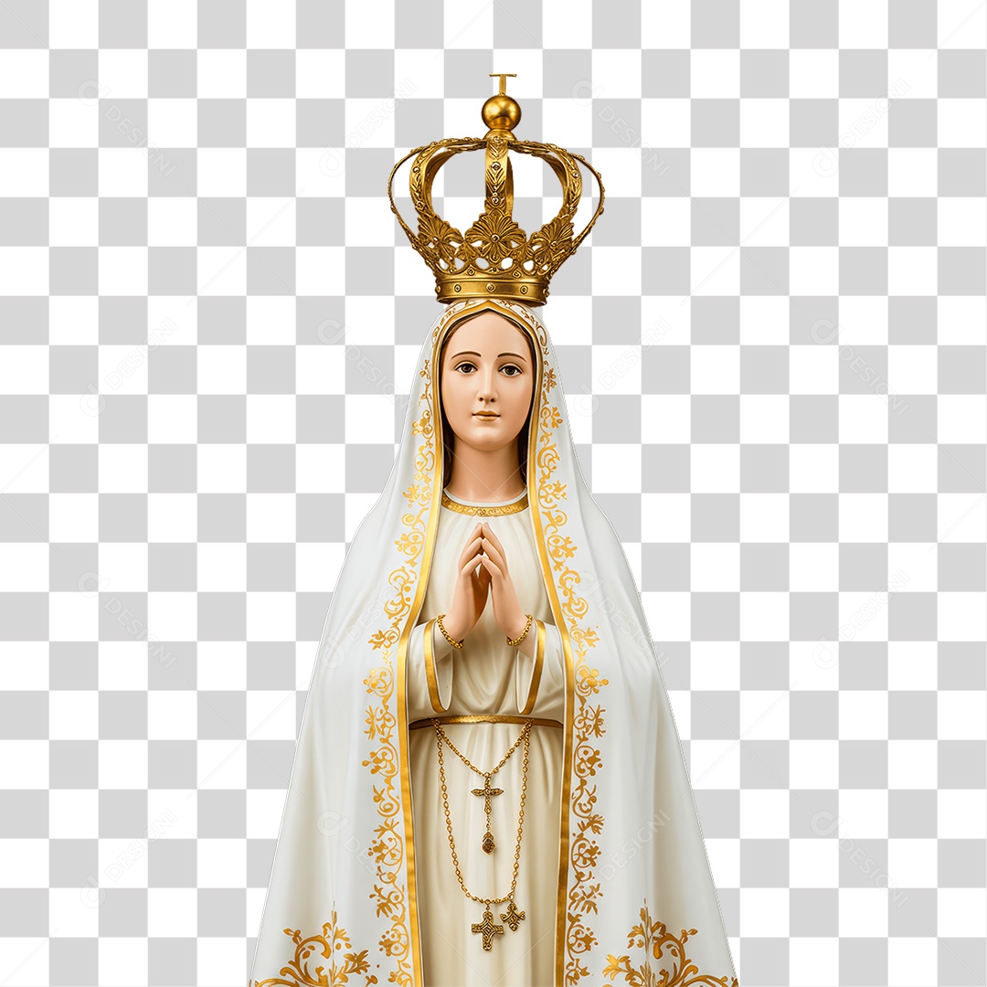 Imagem Semelhante a Nossa Senhora de Fatima PNG Transparente