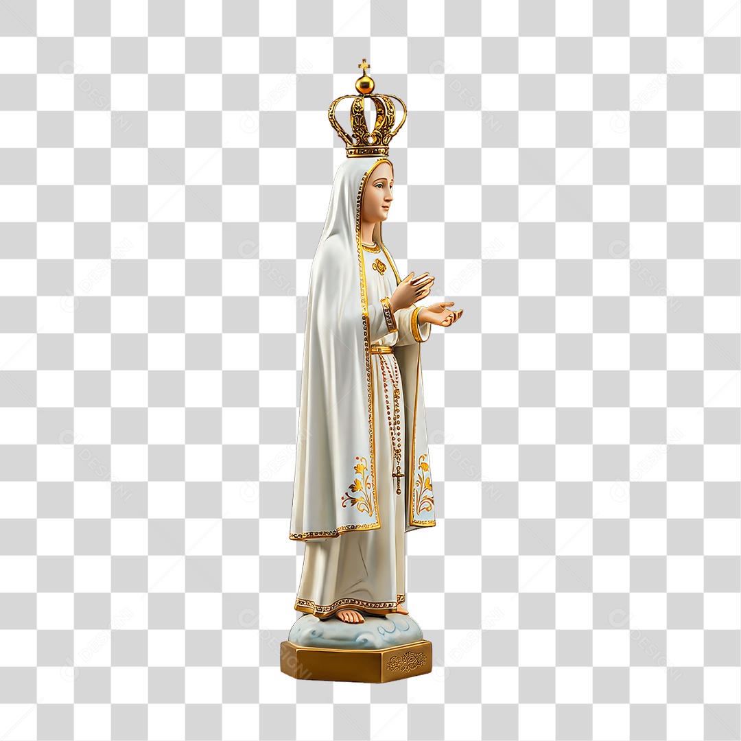 Imagem Semelhante a Nossa Senhora de Fatima PNG Transparente