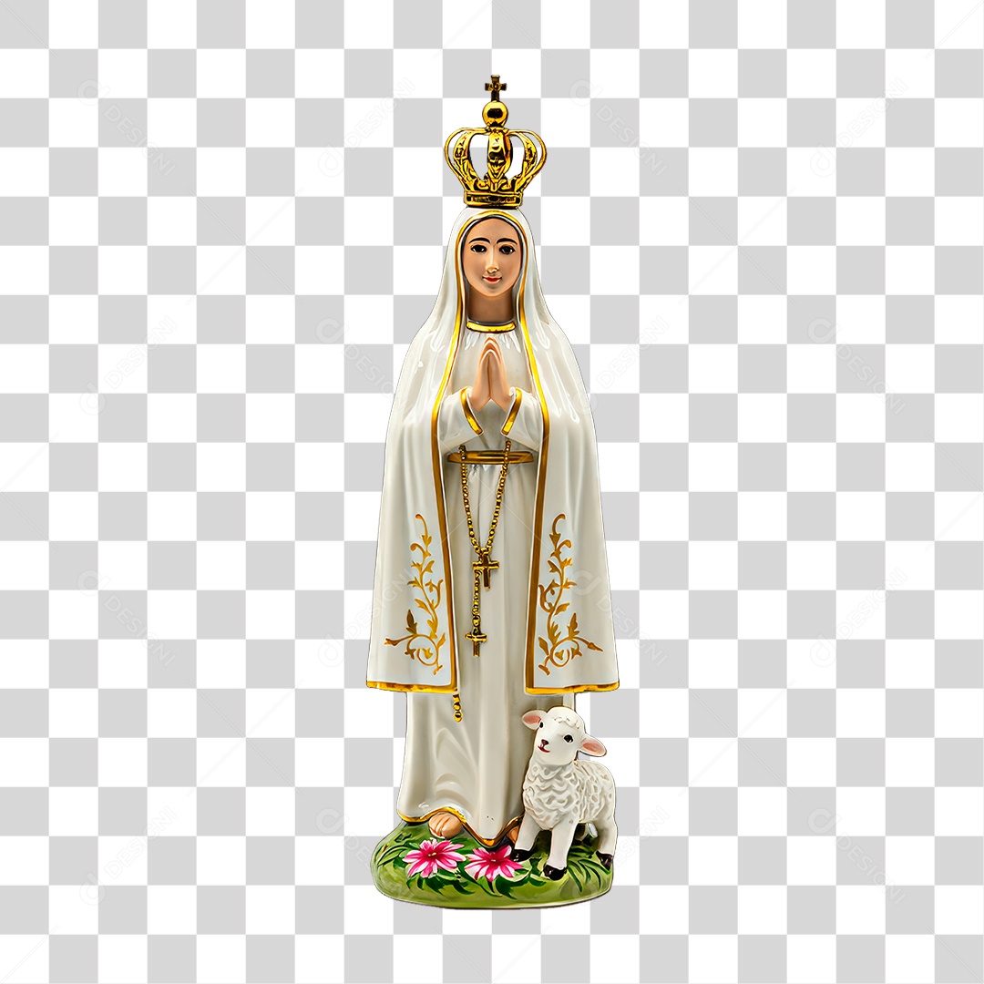 Imagem Semelhante a Nossa Senhora de Fatima PNG Transparente