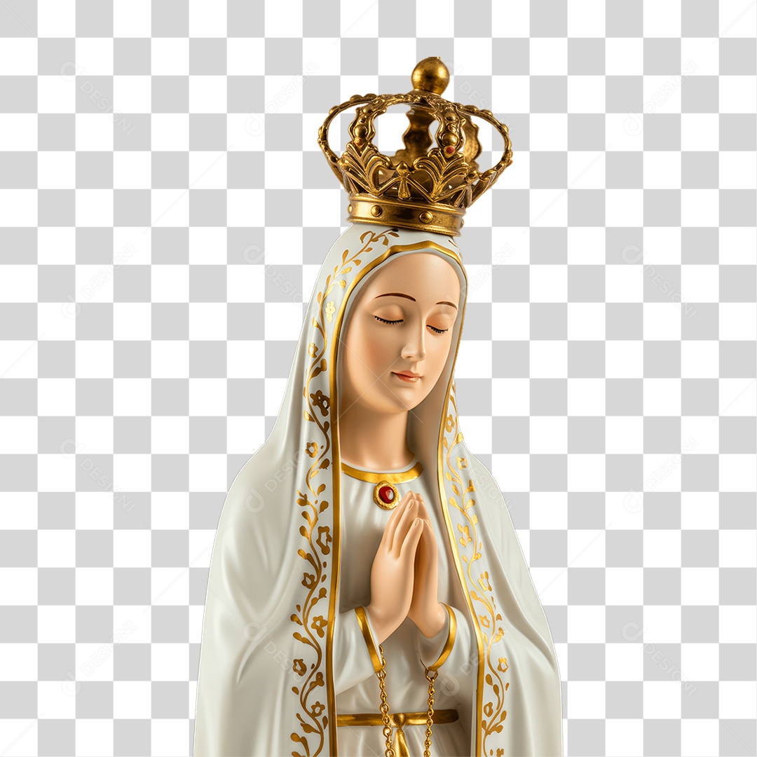 Imagem Semelhante a Nossa Senhora de Fatima PNG Transparente