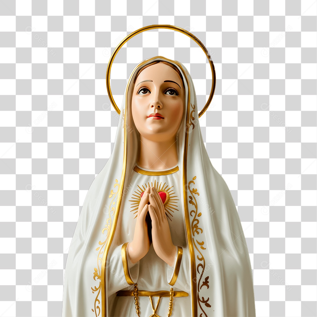 Imagem Semelhante a Nossa Senhora de Fatima PNG Transparente