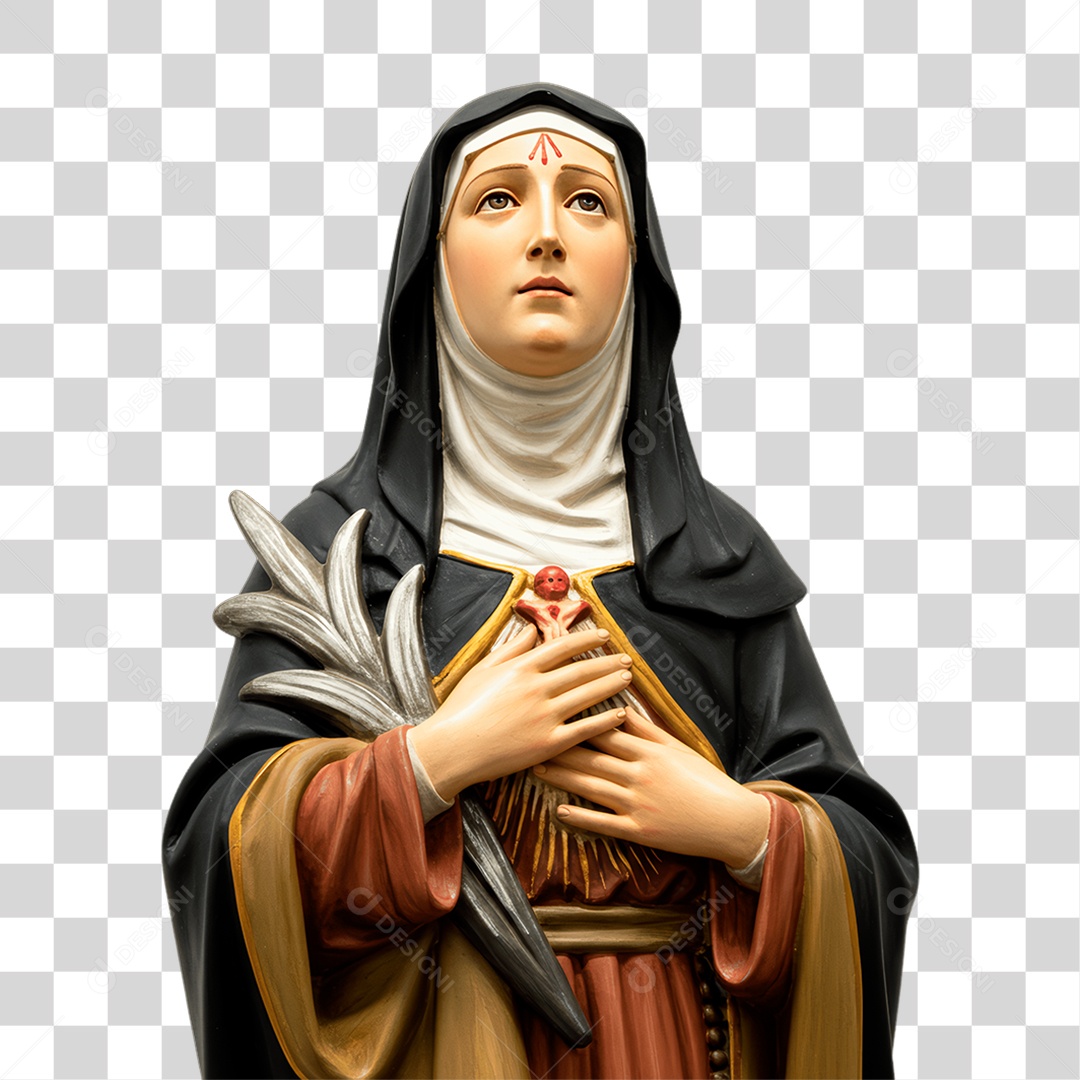 Imagem Semelhante a Santa Rita de Cássia PNG Transparente