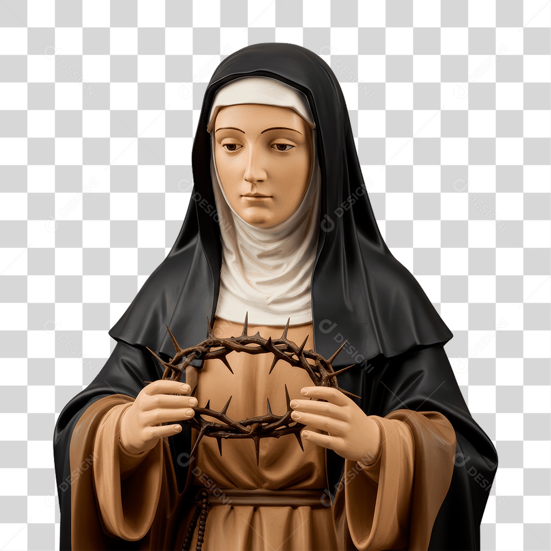 Imagem Semelhante a Santa Rita de Cássia PNG Transparente