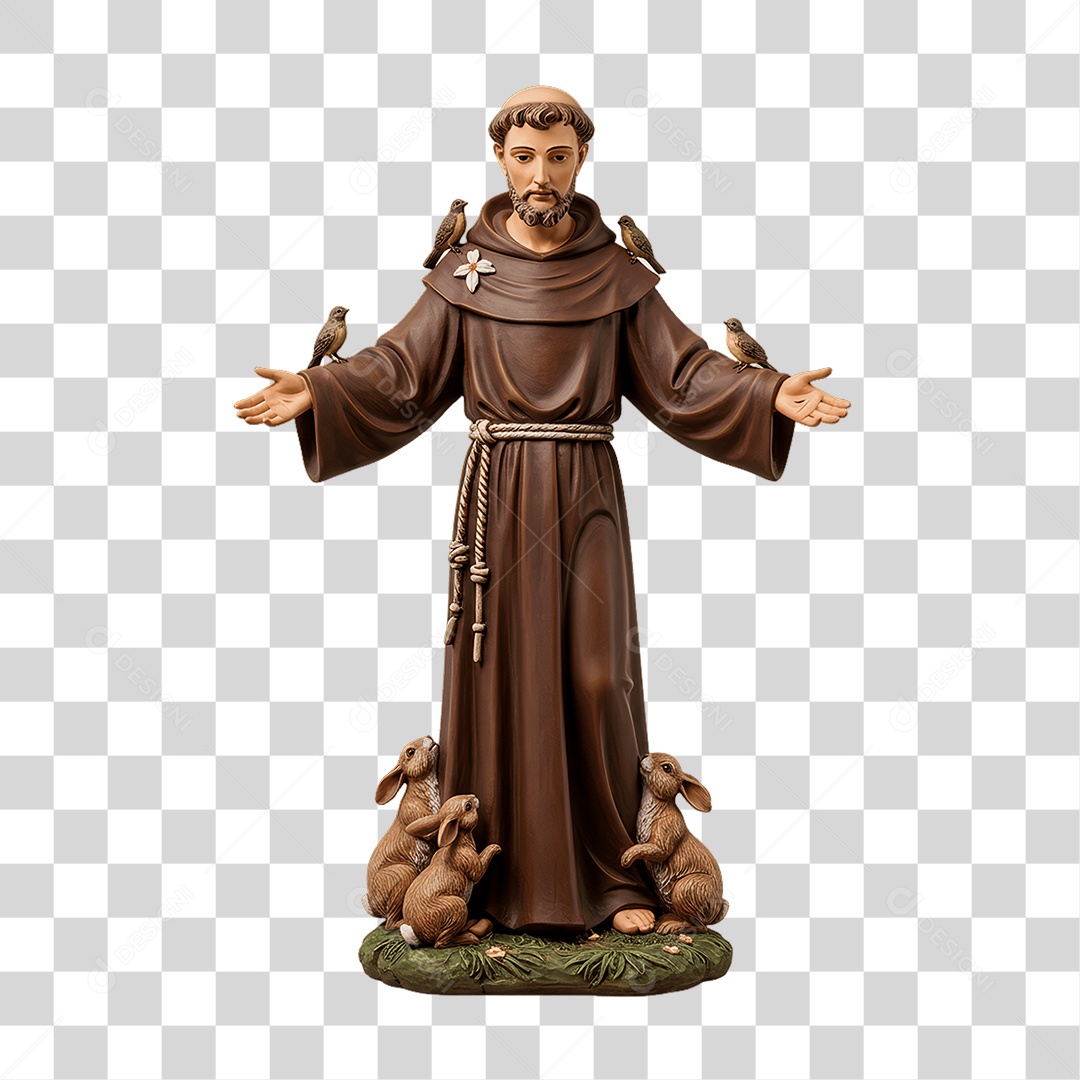 Imagem Semelhante a São Francisco de Assis PNG Transparente