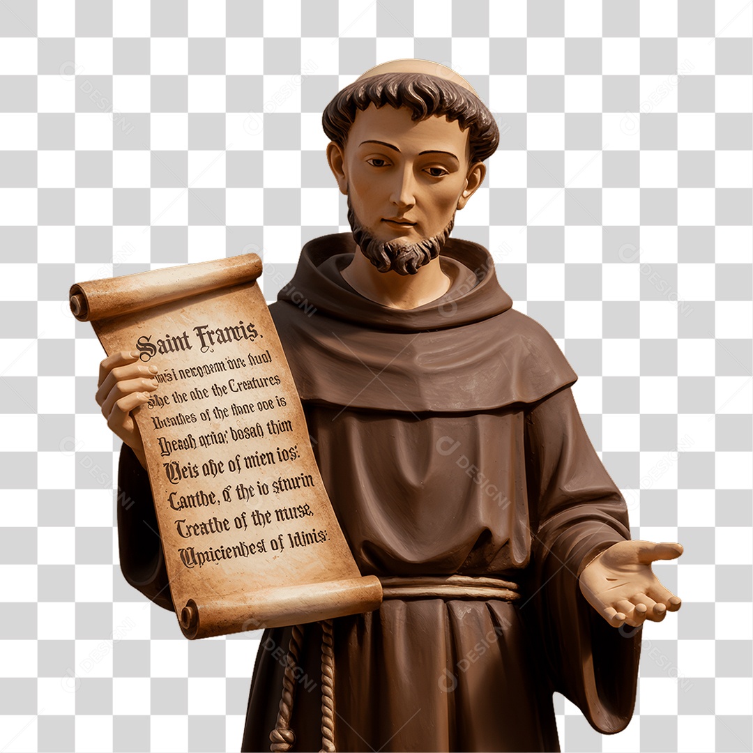 Imagem Semelhante a São Francisco de Assis PNG Transparente