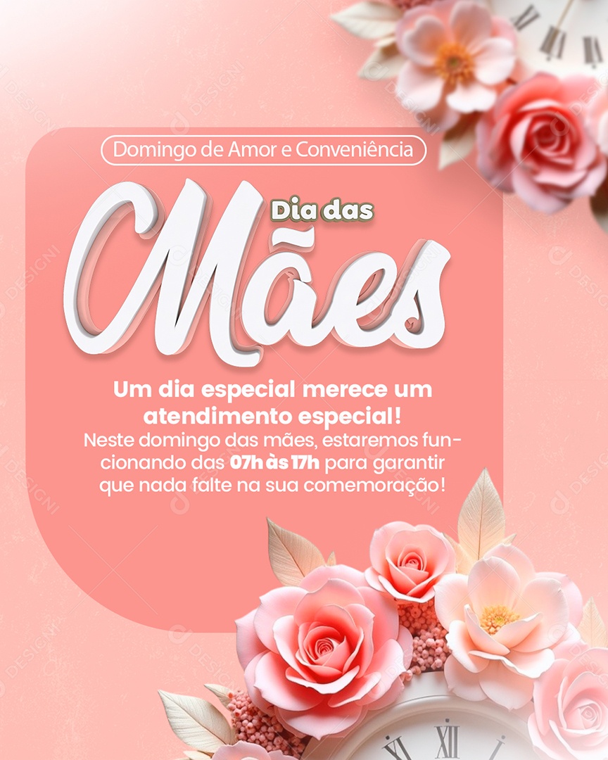 Dia Das Mães 12 de Maio Social Media PSD Editável