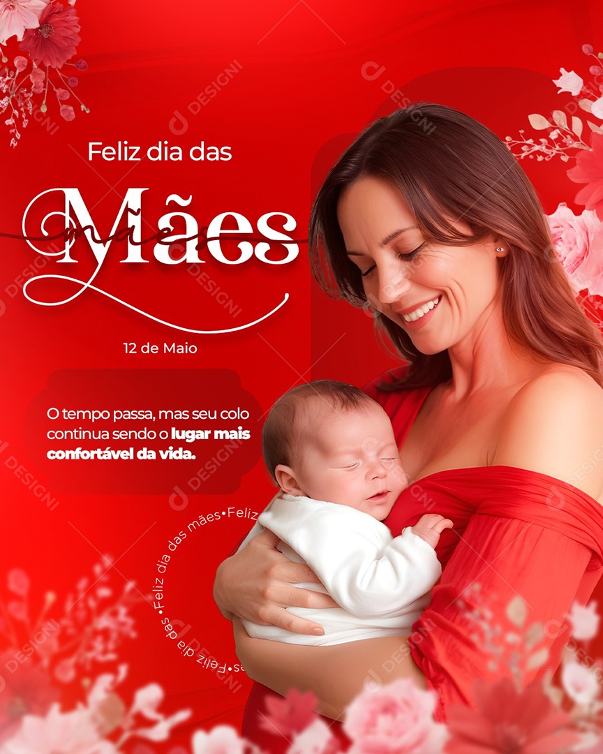 Feliz Dia Das Mães 12 de Maio Social Media PSD Editável