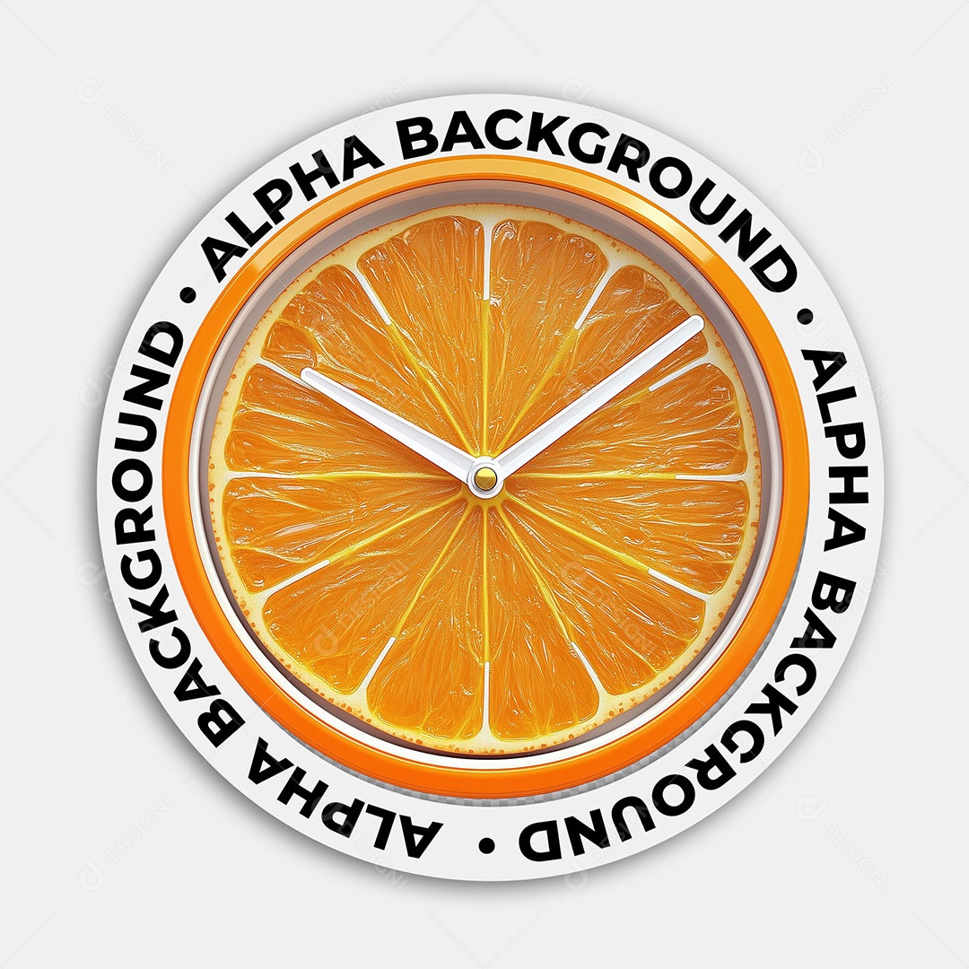 Relógio Despertador Elemento 3D Para Composição PSD