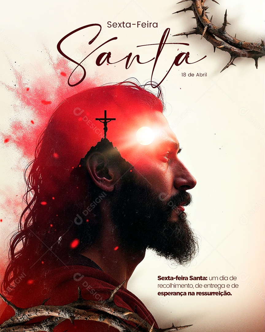 Sexta-feira Santa Social Media PSD Editável