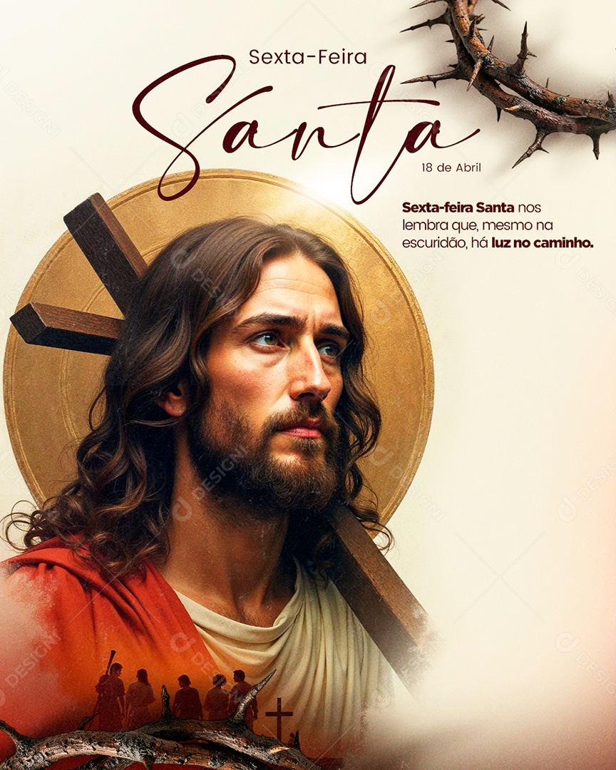 Semana Santa 13 de Abril Social Media PSD Editável