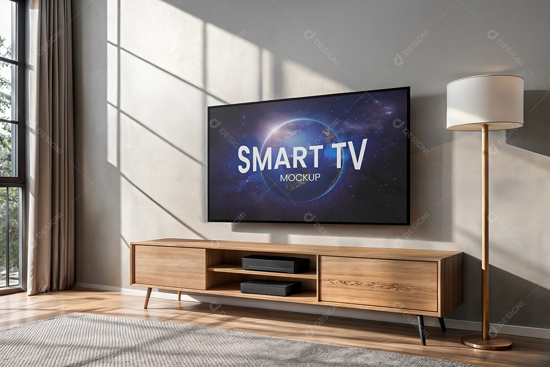 Mockup Televisão Smart PSD Editável