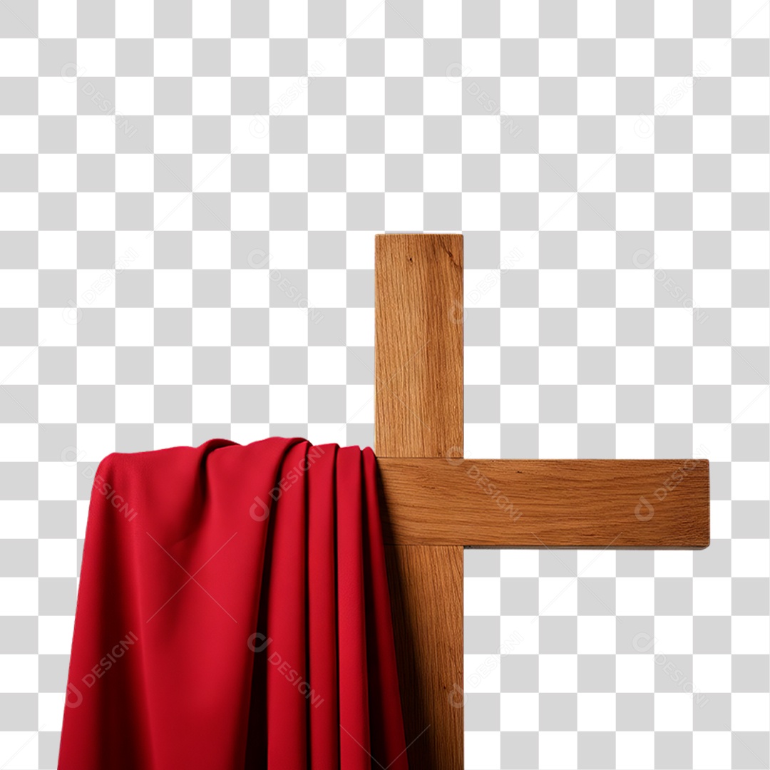 Cruz de Madeira PNG Transparente