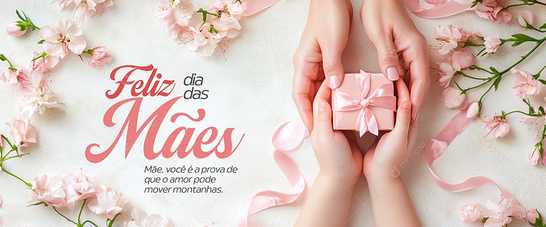 Banner Feliz Dia Das Mães Social Media PSD Editável