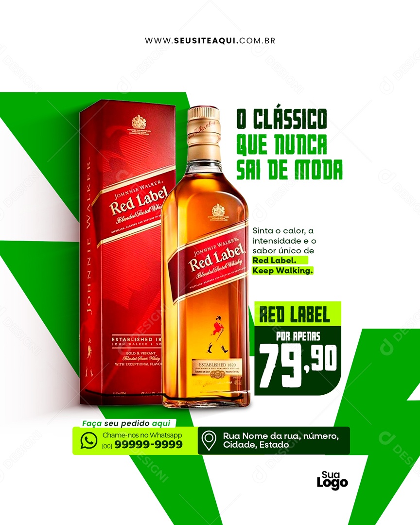 Flyer Distribuidora O Clássico Que Nunca Sai De Moda Social Media PSD Editável