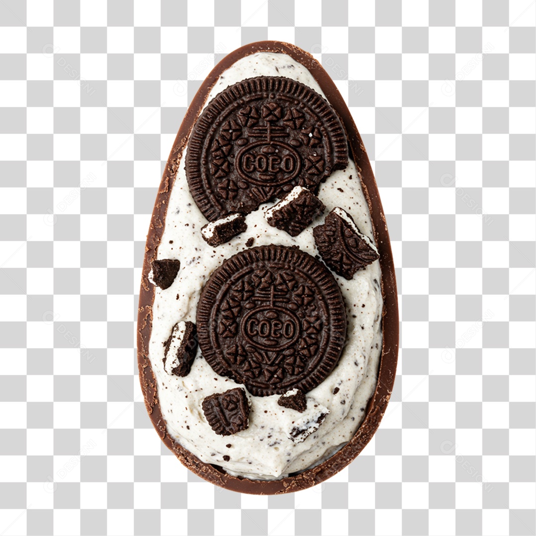 Ovo de Colher Páscoa PNG Transparente