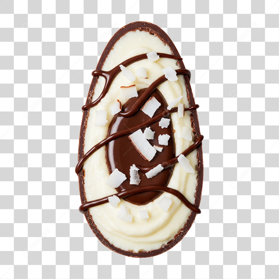 Ovo de Colher Páscoa PNG Transparente