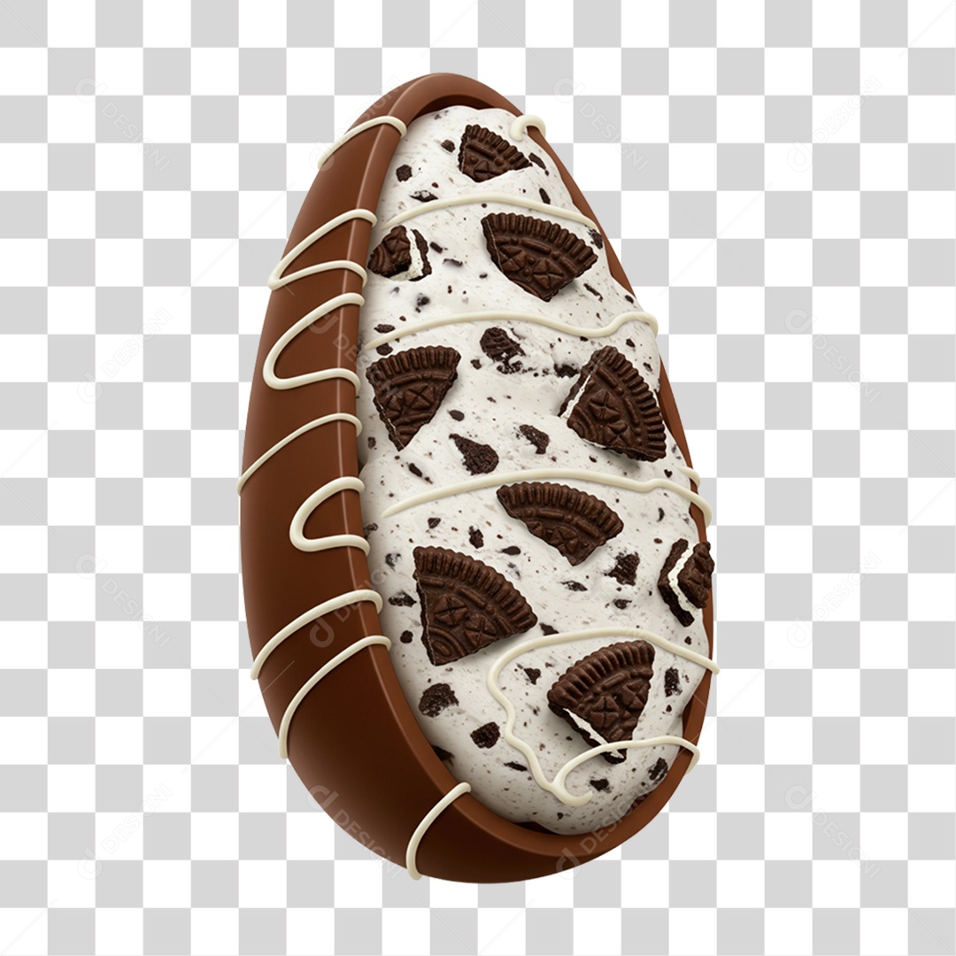 Ovo de Colher Páscoa PNG Transparente