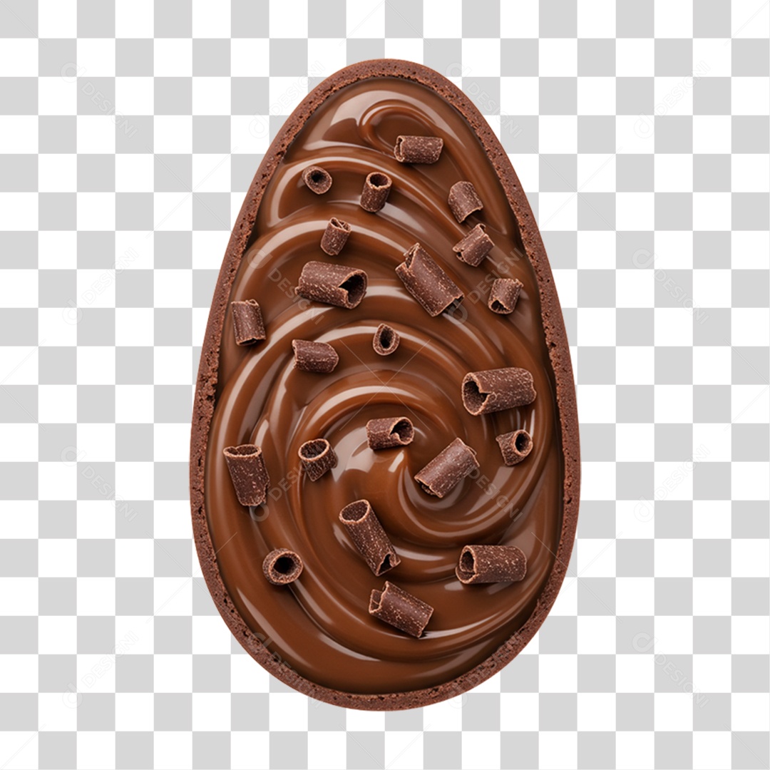 Ovo de Colher Páscoa PNG Transparente