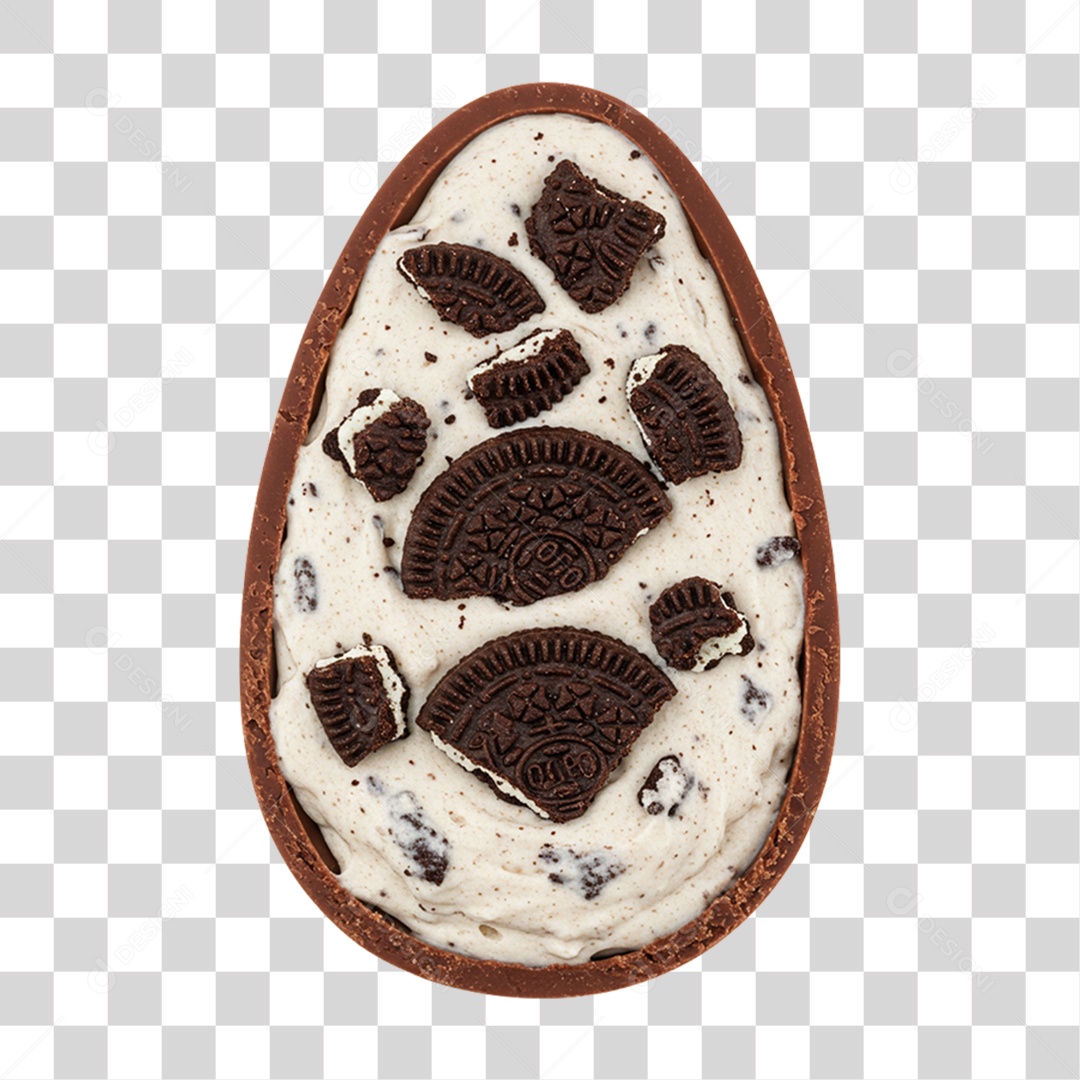 Ovo de Colher Páscoa PNG Transparente