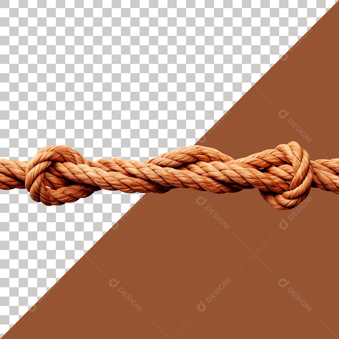 Pedaço de Corda Elemento 3D PSD