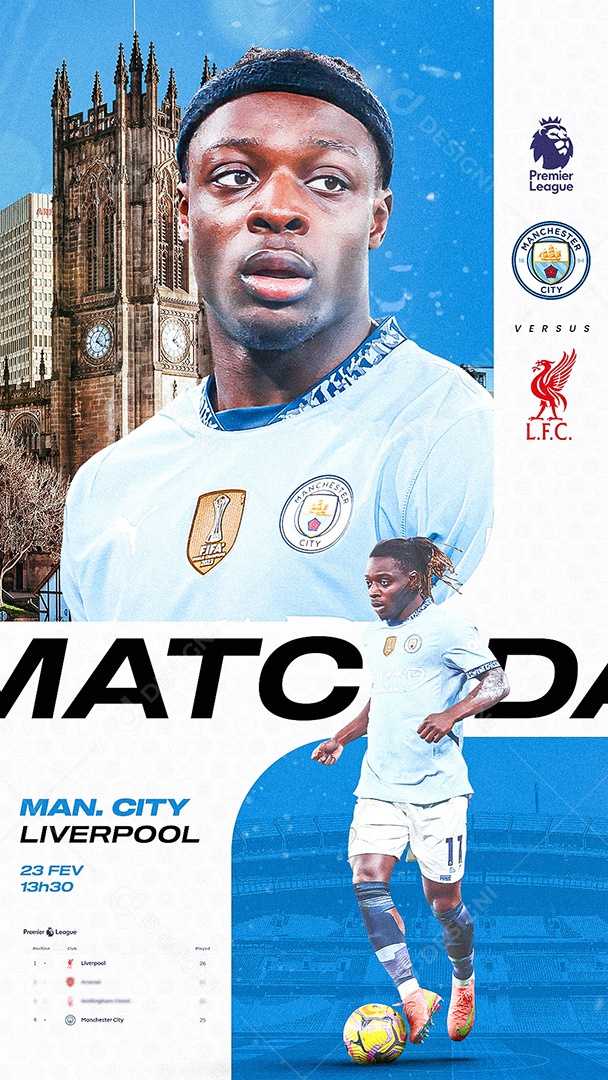 Story Flyer Jogo De Futebol Social Mídia PSD Editável