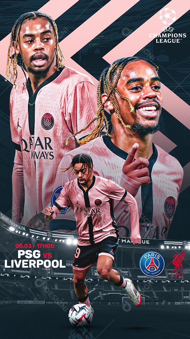 Story Flyer Jogo De Futebol Social Mídia PSD Editável