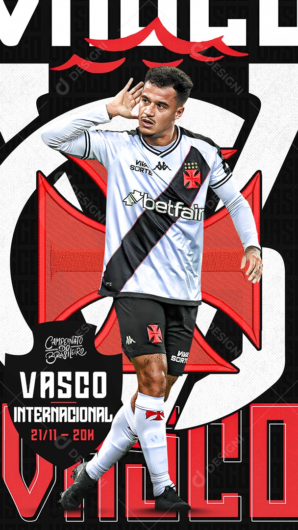 Story Flyer Jogo De Futebol Social Mídia PSD Editável