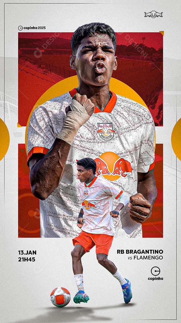 Story Flyer Jogo De Futebol Social Mídia PSD Editável