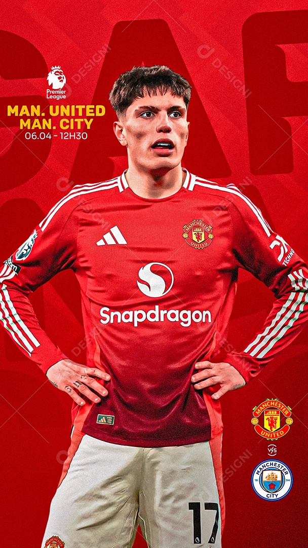 Story Flyer Jogo De Futebol Social Mídia PSD Editável