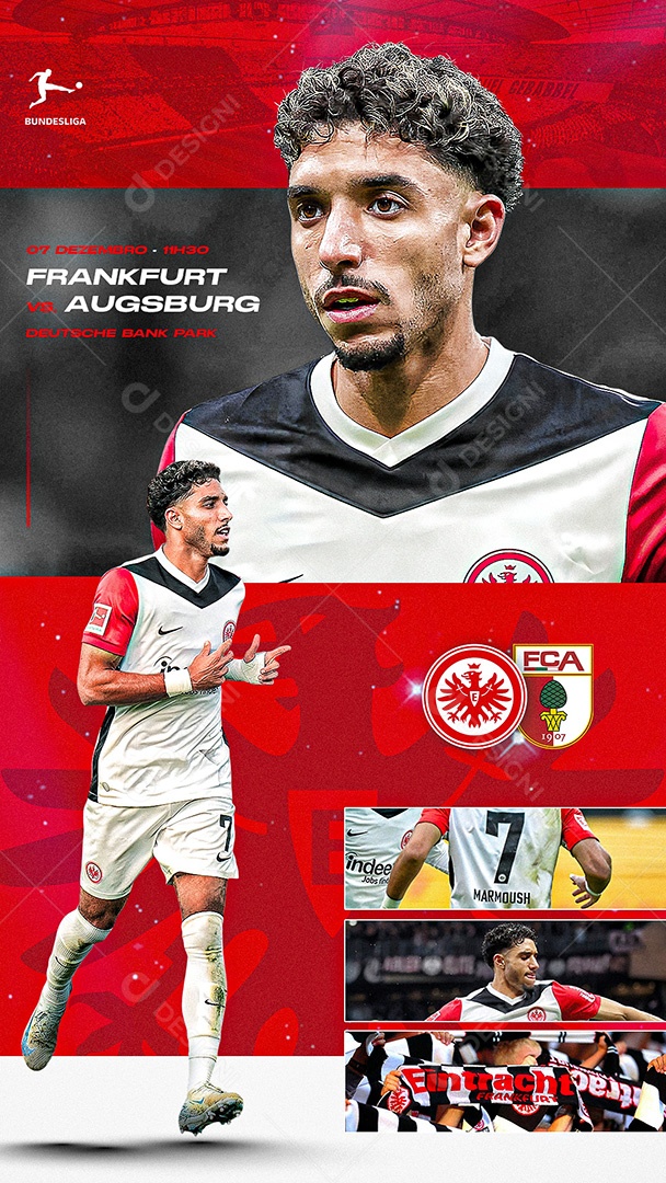 Story Flyer Jogo De Futebol Social Mídia PSD Editável