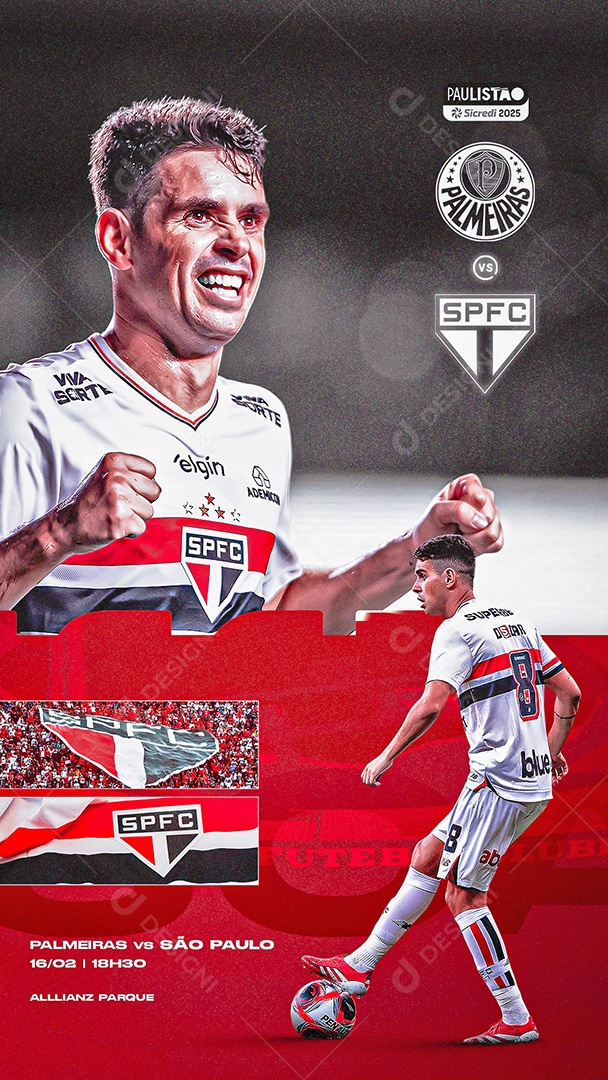 Story Flyer Jogo De Futebol Social Mídia PSD Editável