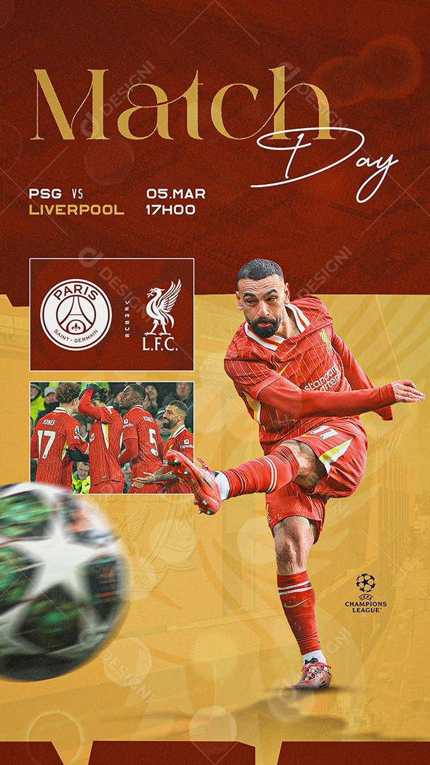 Story Flyer Jogo De Futebol Social Mídia PSD Editável