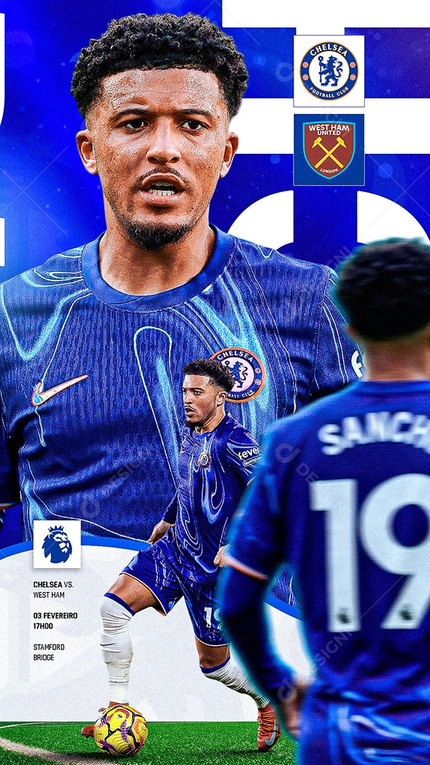 Story Flyer Jogo De Futebol Social Mídia PSD Editável