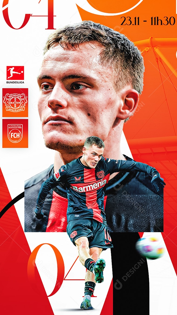 Story Flyer Jogo De Futebol Social Mídia PSD Editável